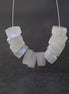 10mm Natural Rainbow Moonstone Beads Cylinder Washers Tyre Gemstones for DIY Jewelry Making