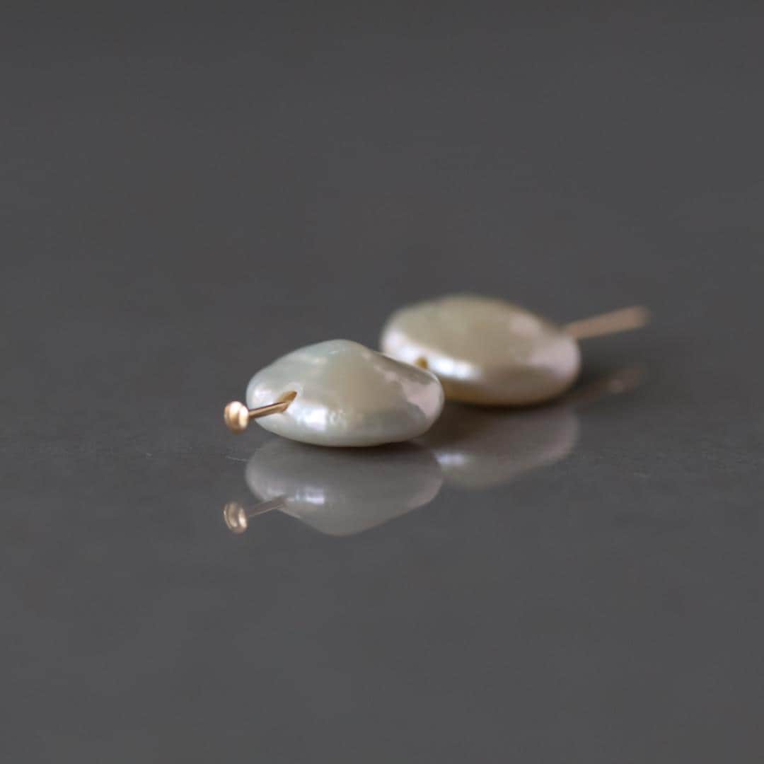 11mm 12mm Freshwater Pearl Beads Coin Pearls Ivory White Baroque Pearls 4 Beads Beading Crafter Gift June Birthstone DIY Jewelry