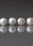 11-12mm Baroque Freshwater Pearl Coin Beads - 4 Pcs