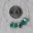 Natural Emerald Marquise Beads Faceted 11mm Briolette Stone Gemstone Bead for DIY Jewelry Making Gift Beads May Birthstone