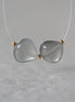 11mm AAA Gray Moonstone Heart Beads Smooth 2 Pcs Natural Gemstone for DIY Jewelry Making Necklace Earrings Supplies
