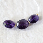 Large Natural African Amethyst Oval Beads Faceted 10-12mm Gemstone for DIY Jewelry Making Supplies