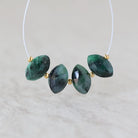 11mm Natural Emerald Marquise Beads Faceted Briolette Stone Gemstone Bead for DIY Jewelry Making