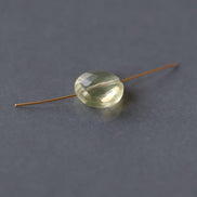 11mm AAA Yellow Topaz Bead Coin Round Bead 1 Pcs Gemstone Bead for Jewelry Making DIY Necklace November birthstone