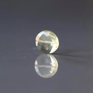 11mm AAA Yellow Topaz Bead Coin Round Bead 1 Pcs Gemstone Bead for Jewelry Making DIY Necklace November birthstone