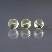 11mm AAA Yellow Topaz Bead Coin Round Bead 1 Pcs Gemstone Bead for Jewelry Making DIY Necklace November birthstone