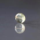 11mm Natural Yellow Topaz Coin Bead – Natural Gemstone - 1 pc