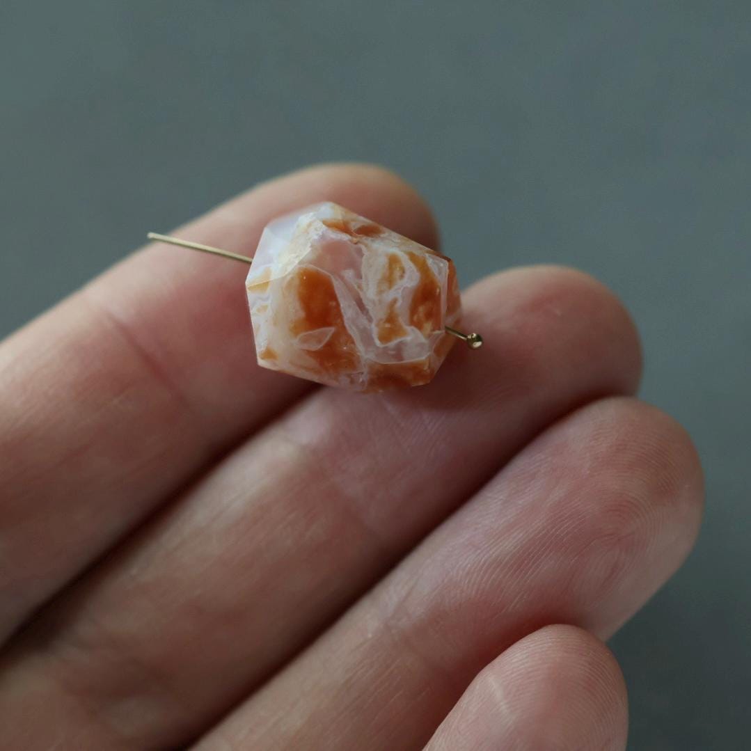 11x15mm Brandy Opal Bead Nugget Bead