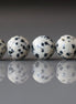 12mm Dalmatian Jasper Beads - Smooth Round Natural Gemstone