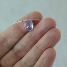 18mm Natural Scapolite Briolette Bead Faceted Teardrop Drop Lavender Quartz Gemstone for DIY Jewelry Making