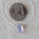 18mm Natural Scapolite Briolette Bead Faceted Teardrop Drop Lavender Quartz Gemstone for DIY Jewelry Making