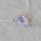 18mm Natural Scapolite Briolette Bead Faceted Teardrop Drop Lavender Quartz Gemstone for DIY Jewelry Making