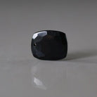 12x15mm Black Onyx Oval Beads – Faceted Top Center Drilled Natural Gemstone