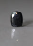12x15mm Black Onyx Oval Beads – Faceted Top Center Drilled Natural Gemstone