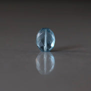 Large Santa Maria Aquamarine Oval Faceted Bead 12mm x 15mm Nugget Stone Chunk Gemstone Bead Jewelry Making Craft Gift Beads March Birthstone