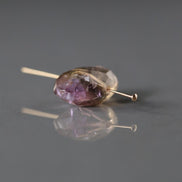 12x17mm Ametrine Oval Large Beads – Faceted Oval Natural Gemstone
