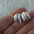 13mm Freshwater Pearl Baroque Coin Beads 5 Beads Natural Gemstone for DIY Jewelry Making