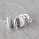 13mm Freshwater Pearl Baroque Coin Beads 5 Beads Natural Gemstone for DIY Jewelry Making