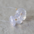 13mm Natural Scapolite Rondelle Beads Faceted 4 Pcs Gemstone Beads Lavender quartz Jewelry Making DIY Necklace November birthstone