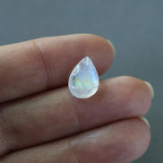 Rainbow Monstone Smooth Briolette Bead Pear Drop 13mm x 9mm 1 Pc Gemstone Beads for Jewelry Making
