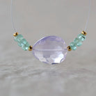 14mm Natural Scapolite Faceted Bead Paraiba Blue Tourmaline Faceted Rondelle Lavender Quartz Gemstone for DIY Jewelry Making