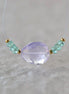 14mm Natural Scapolite Faceted Bead Paraiba Blue Tourmaline Faceted Rondelle Lavender Quartz Gemstone for DIY Jewelry Making