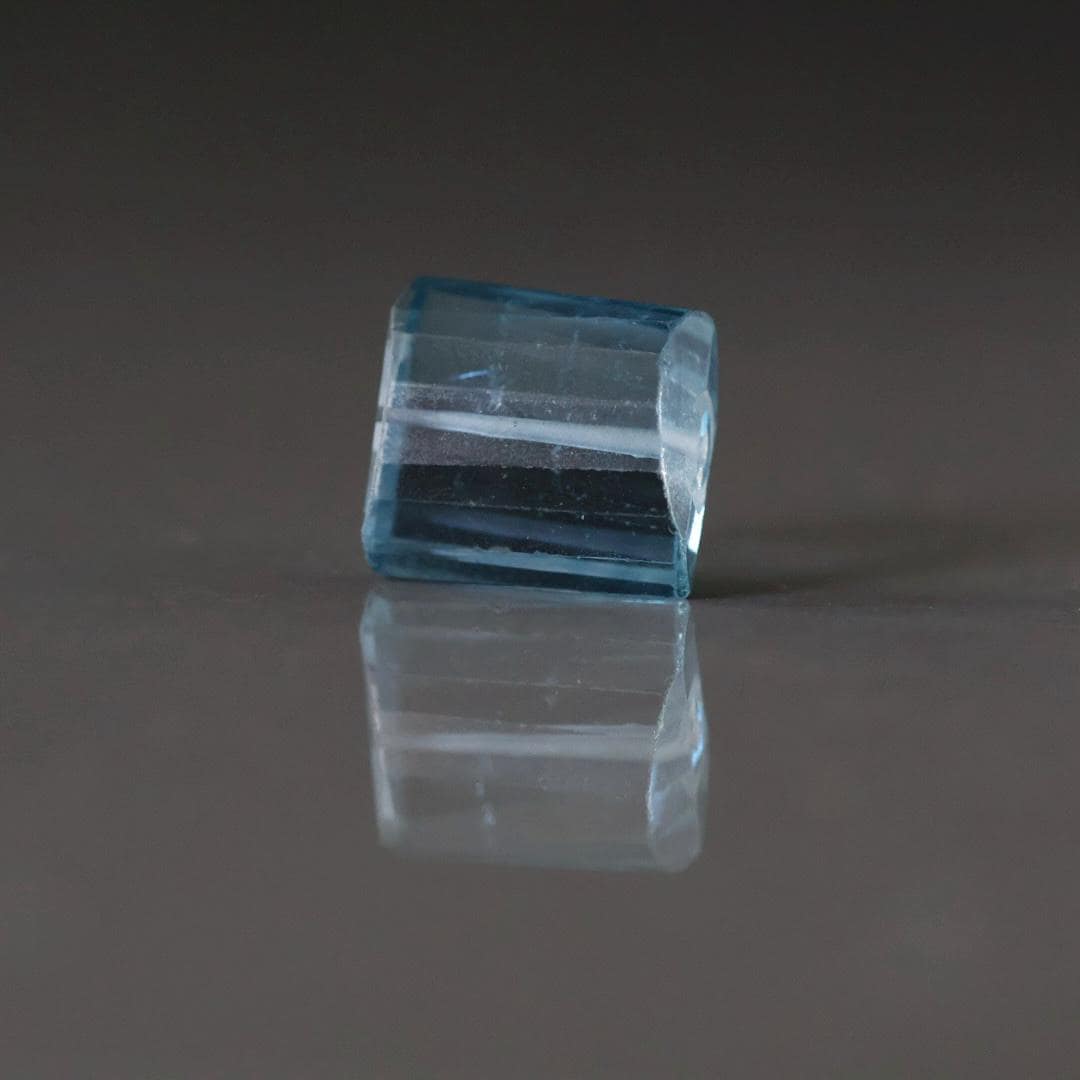 Swiss Blue Topaz Faceted Bead 14mm x 11mm Nugget Stone Chunk Gemstone Bead for Jewelry Making Beading Craft Gift Bead