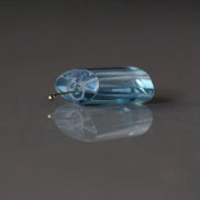 Swiss Blue Topaz Faceted Bead 14mm x 11mm Nugget Stone Chunk Gemstone Bead for Jewelry Making Beading Craft Gift Bead