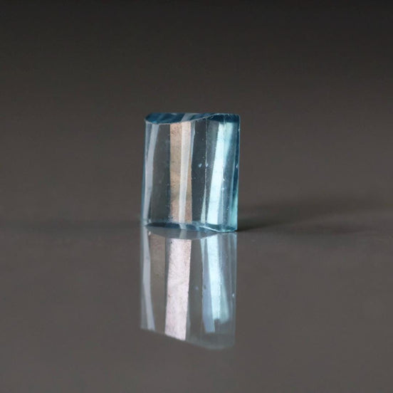 Swiss Blue Topaz Faceted Bead 14mm x 11mm Nugget Stone Chunk Gemstone Bead for Jewelry Making Beading Craft Gift Bead