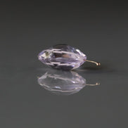 Large Natural Pink Amethyst Oval Bead Faceted 18x14mm Gemstone for DIY Jewelry Making Earrings Pendants February Birthstone