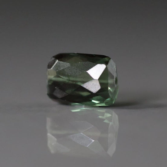 Large Green Tourmaline Faceted Bead 15mm x 10mm Nugget Stone Chunk Gemstone Bead for Jewelry Making Beading Craft Gift Beads