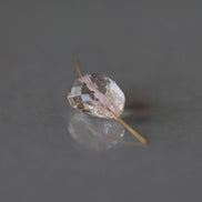 Morganite Faceted Bead 15mm x 11mm Nugget Oval Stone Gemstone Bead for Jewelry Making Beading Craft Gift Bead