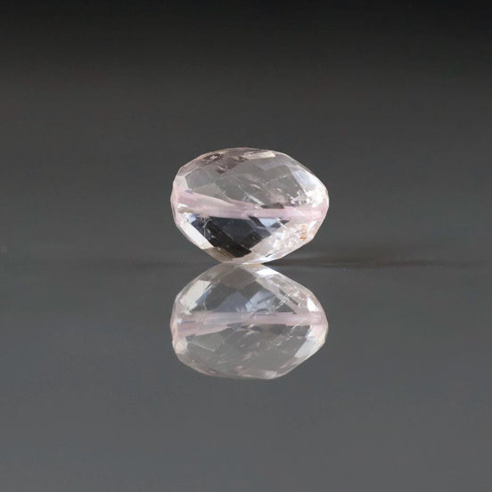 Morganite Faceted Bead 15mm x 11mm Nugget Oval Stone Gemstone Bead for Jewelry Making Beading Craft Gift Bead