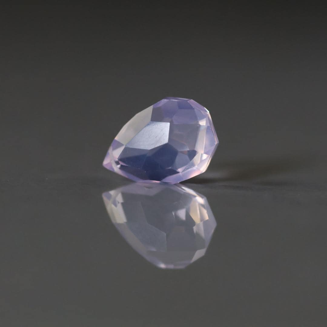 16mm Natural Scapolite Briolette Bead Faceted Teardrop 1 Pcs Gemstone Beads Lavender quartz Jewelry Making DIY Necklace November birthstone