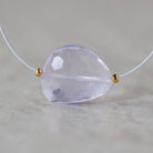 17x14mm Natural Scapolite Bead Faceted Flat Stone Lavender Quartz Gemstone for DIY Jewelry Making