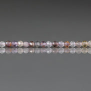 2mm 2.5mm Cacoxenite Micro Faceted Beads Super Seven 7 Genuine Beads 15