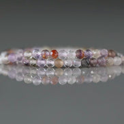2mm 2.5mm Cacoxenite Micro Faceted Beads Super Seven 7 Genuine Beads 15