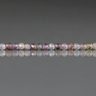2-2.5mm Super Seven Beads - Tiny Faceted Round Natural Gemstone 15" Strand