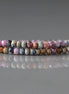 2–3mm Ruby Sapphire Beads – Faceted Rondelle Micro Gemstone - 4" Strand