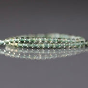 2.4mm Green Amethyst Beads Micro Faceted Beads 15