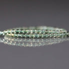 2.4mm Green Amethyst Beads - Tiny Faceted Round Natural Gemstone 15" Strand