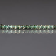 2.4mm Green Amethyst Beads - Tiny Faceted Round Natural Gemstone 15