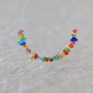2-4mm Natural Ethiopian Disco Opal Chip Beads Smooth Colorful Opal Gemstone For DIY Jewelry Making