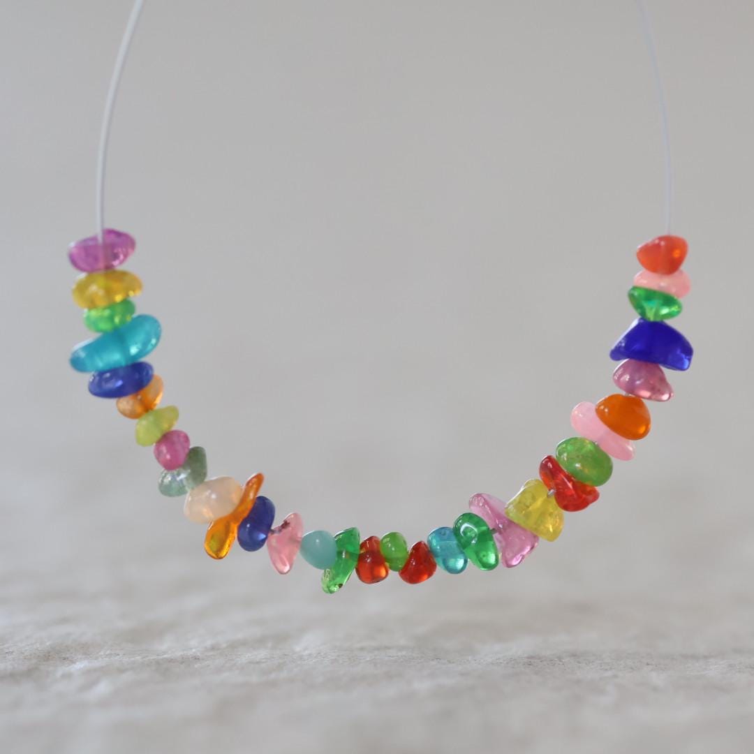 2-4mm Natural Ethiopian Disco Opal Chip Beads Smooth Colorful Opal Gemstone For DIY Jewelry Making