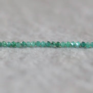 2.5mm AAA Emerald Faceted Beads Round Natural Raw Emerald Genuine Gemstone DIY Jewelry Making Spplies