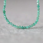 2.5mm AAA Emerald Faceted Beads Round Natural Raw Emerald Genuine Gemstone DIY Jewelry Making Spplies