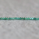 2.5mm AAA Emerald Faceted Beads Round Natural Raw Emerald Genuine Gemstone DIY Jewelry Making Spplies