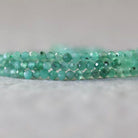 2.5mm AAA Emerald Faceted Beads Round Natural Raw Emerald Genuine Gemstone DIY Jewelry Making Spplies
