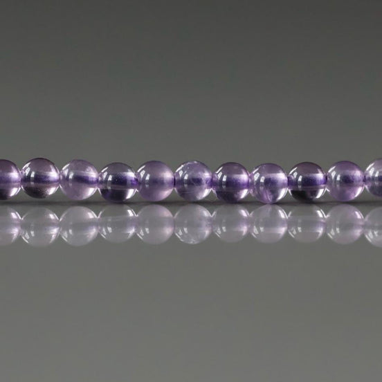 2.5mm AAA Amethyst Beads Smooth Beads 15" Purple Natural Amethyst Gemstone Beads Beading Crafter Gift February Birthstone
