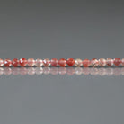2.5mm Andesine Beads - Tiny Faceted Round Natural Gemstone 15" Strand